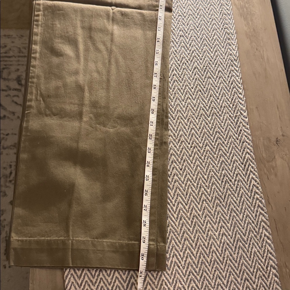 J. Crew Classic preppy chino pants nwt size 4 olive green - Picture 8 of 9